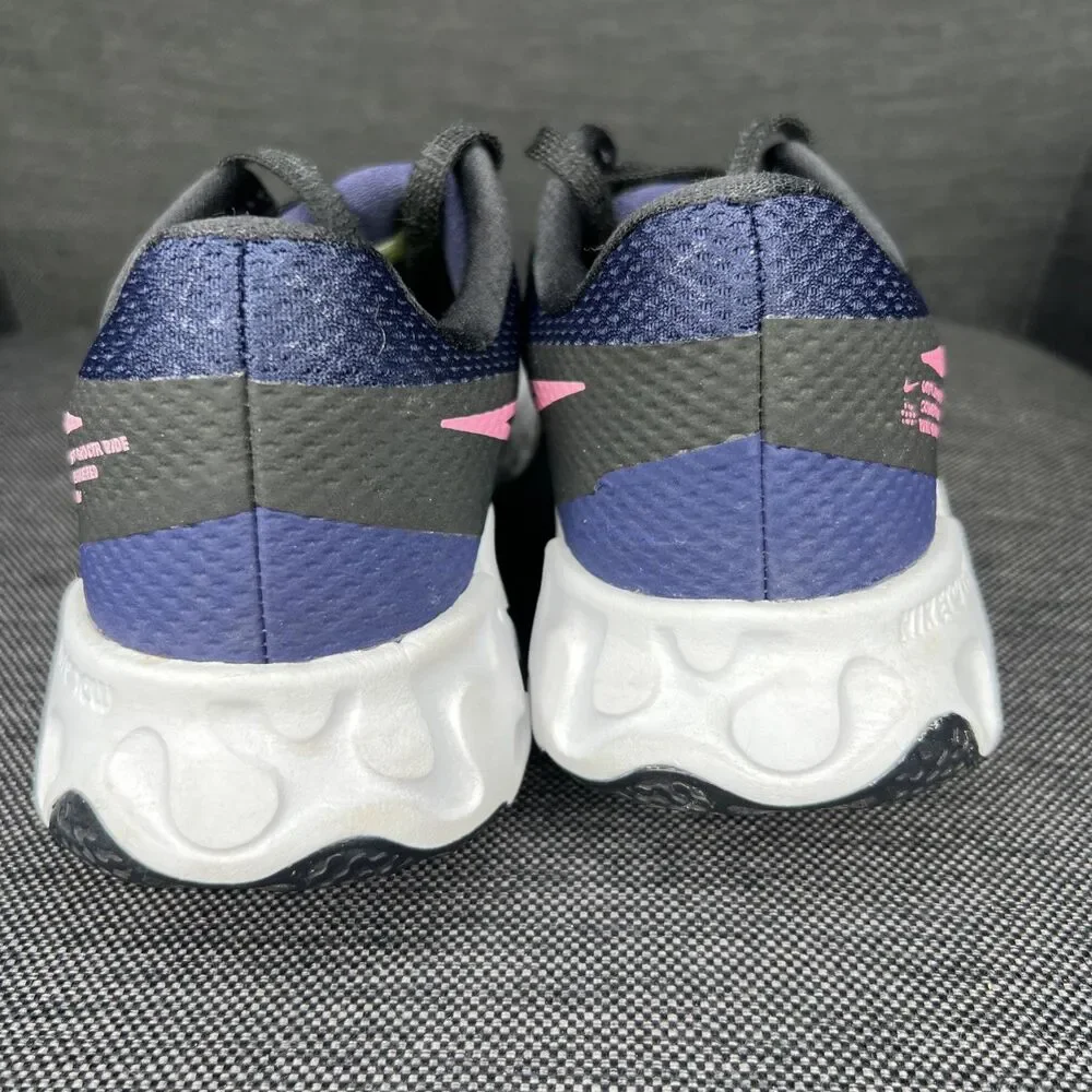 Nike Renew Ride 2 Women's Blue Black Pink Running Shoes Size 7.5M CU3508-401